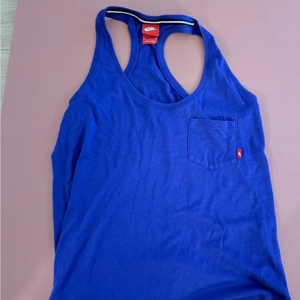 Nike blue Racerback Tank Top size medium